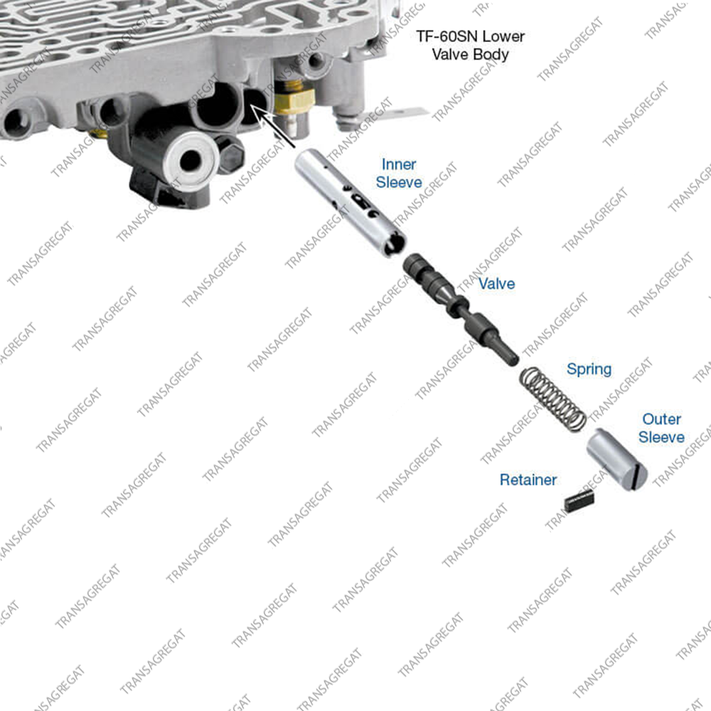 Клапан регулировки давления Secondary (ремонтный)