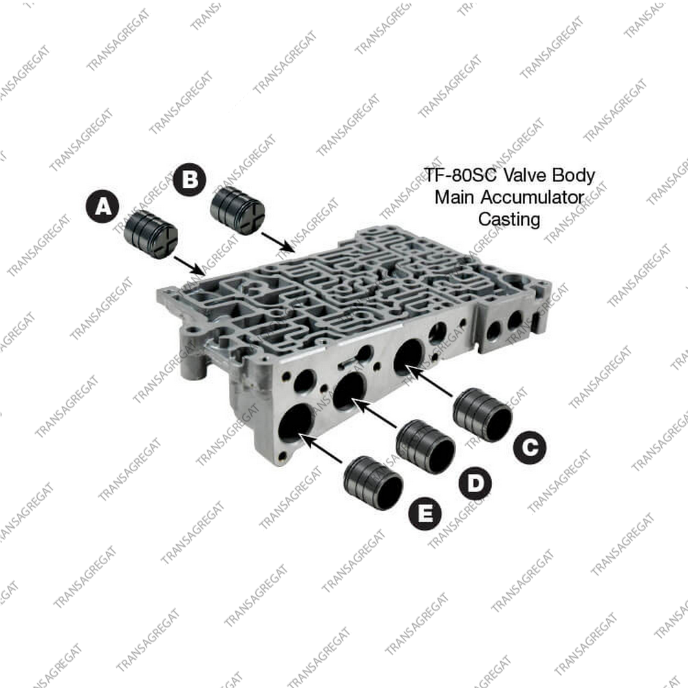 Поршень аккумулятора (Gen 1/2, 2003-up, с уплотнительным кольцом)