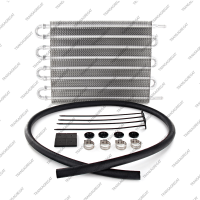 Радиатор охлаждения трансмиссии дополнительный (2.5L-3.5L, 400x250x20mm, под шланг 10mm)*