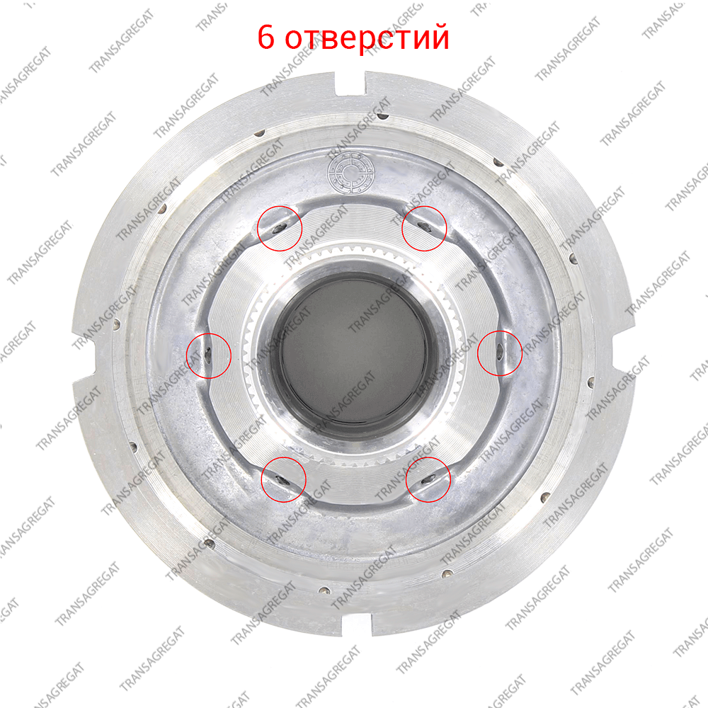 Корпус сцепления E (тип 3, 2015-up, под 6 фрикционных дисков, 62 зуба на валу, #1101-471-029)*
